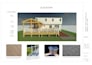 design deck, patio, porch framing and 3d render